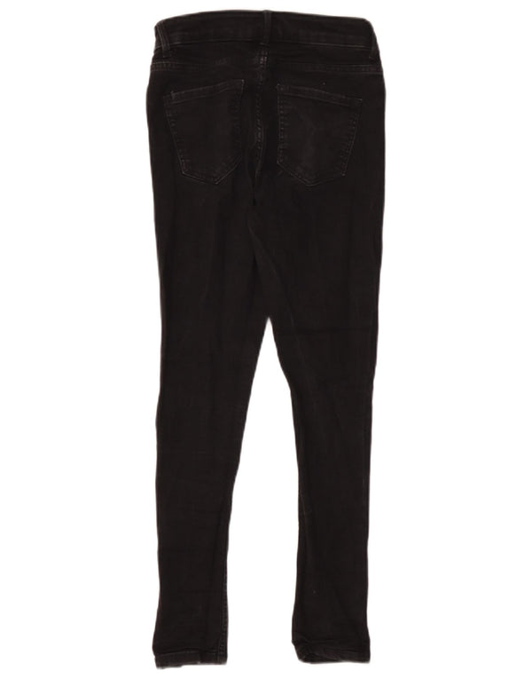Marks & Spencer Womens The Ivy Skinny Jeans UK 8 Small W24 L26 Black Bomuld