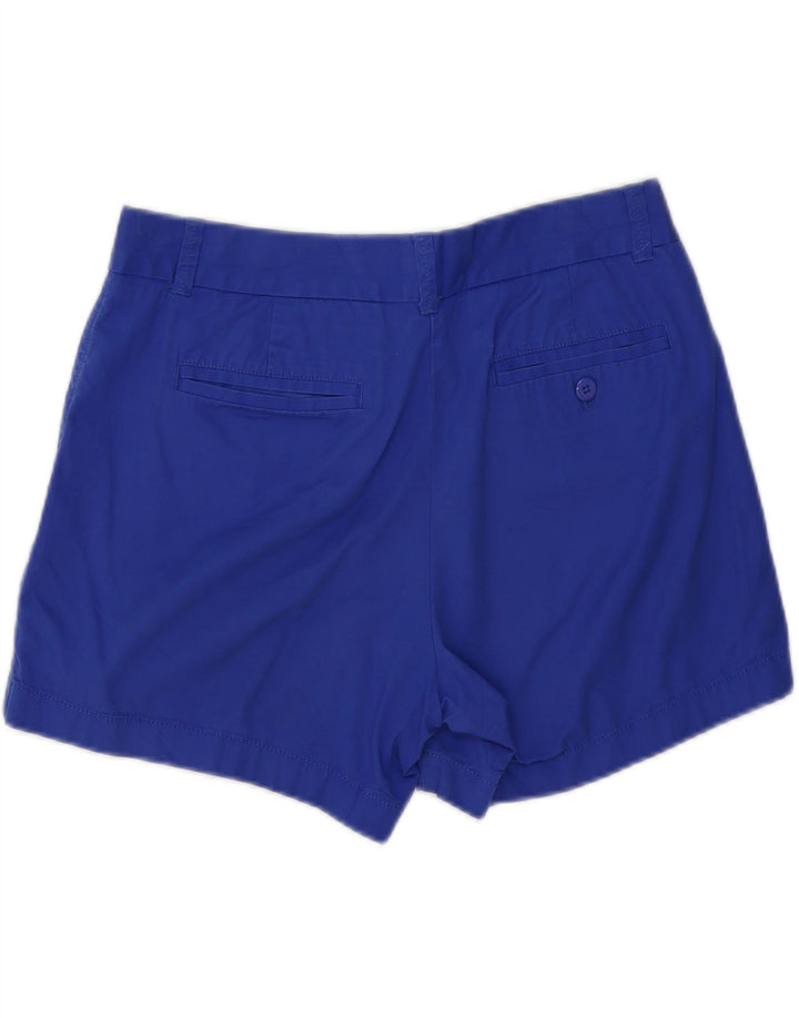 J. CREW Womens Chino Shorts US 6 Medium W30 Blue Cotton Vintage J. Crew and Second-Hand J. Crew from Messina Hembry 