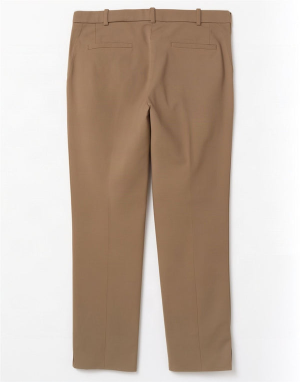 Zara Womens Slim Cropped Trousers Medium W28 L26 Beige