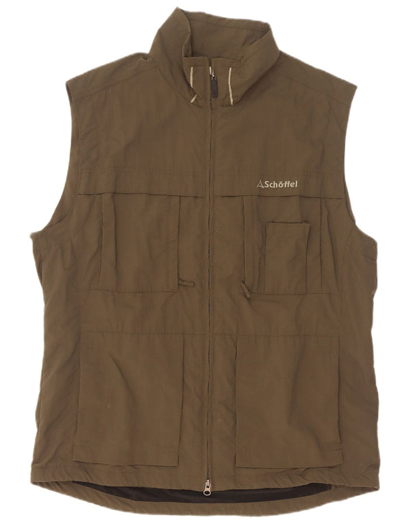 Schoffel Chaleco utilitario para hombre UK 42 XL Caqui