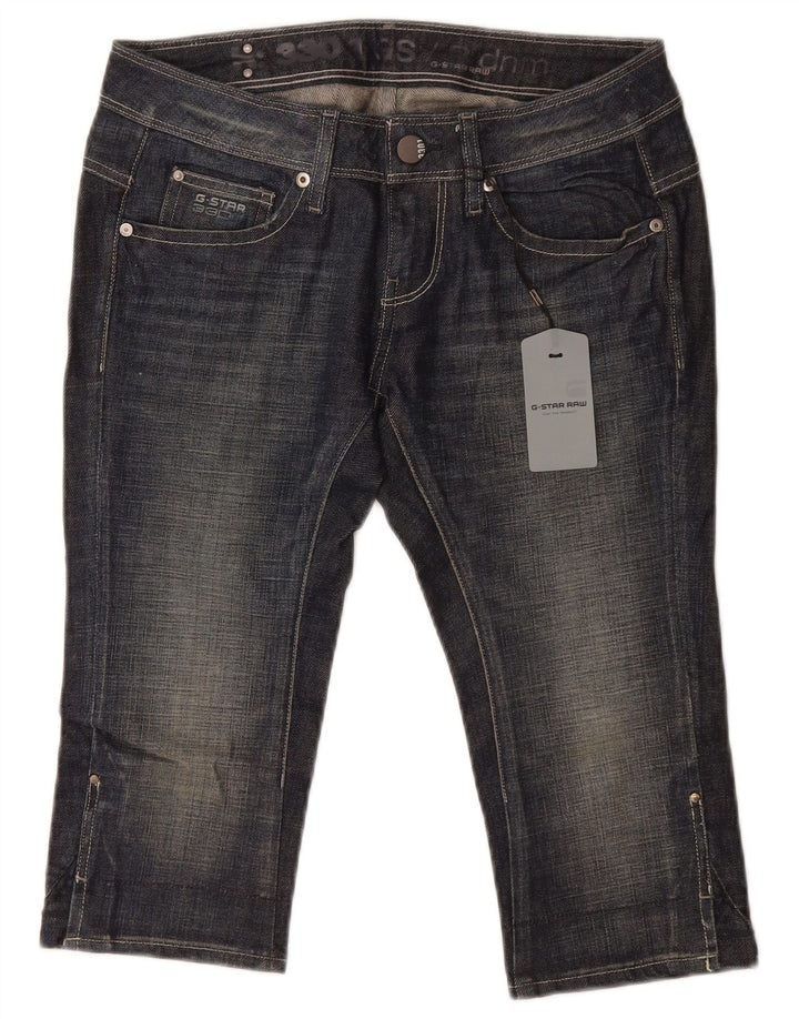 G-Star Womens Capri Jeans W28 L17 Blue Cotton