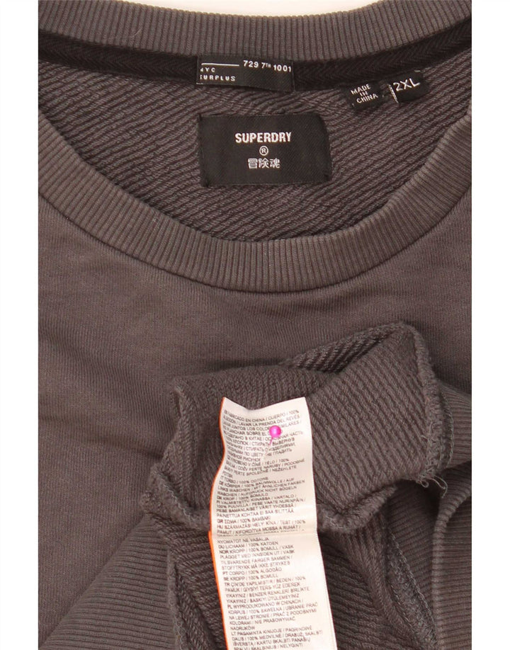 Superdry Sweat-shirt pour homme 2XL Gris
