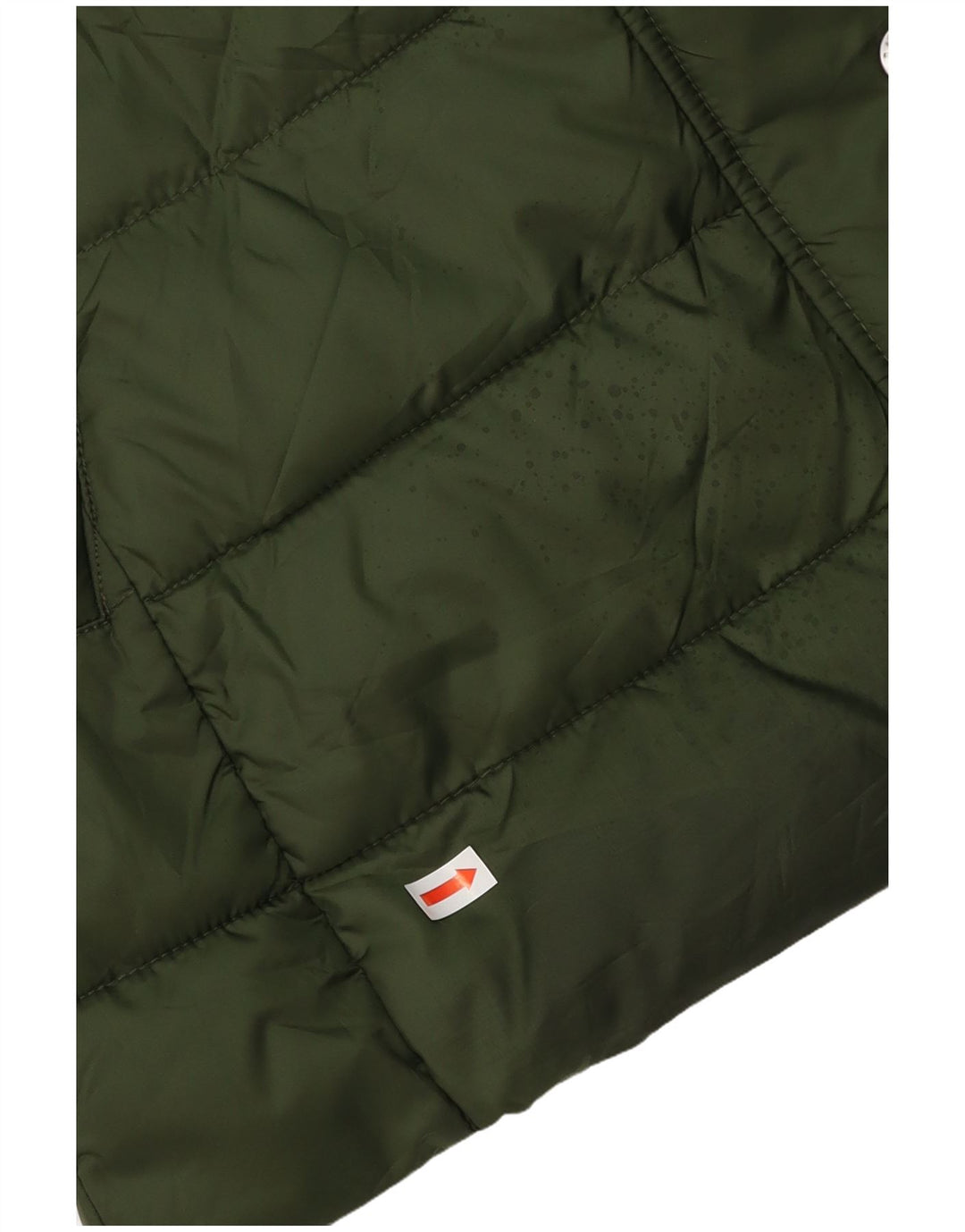 BARBOUR Womens Hooded Padded Jacket UK 10 Small Green Polyester