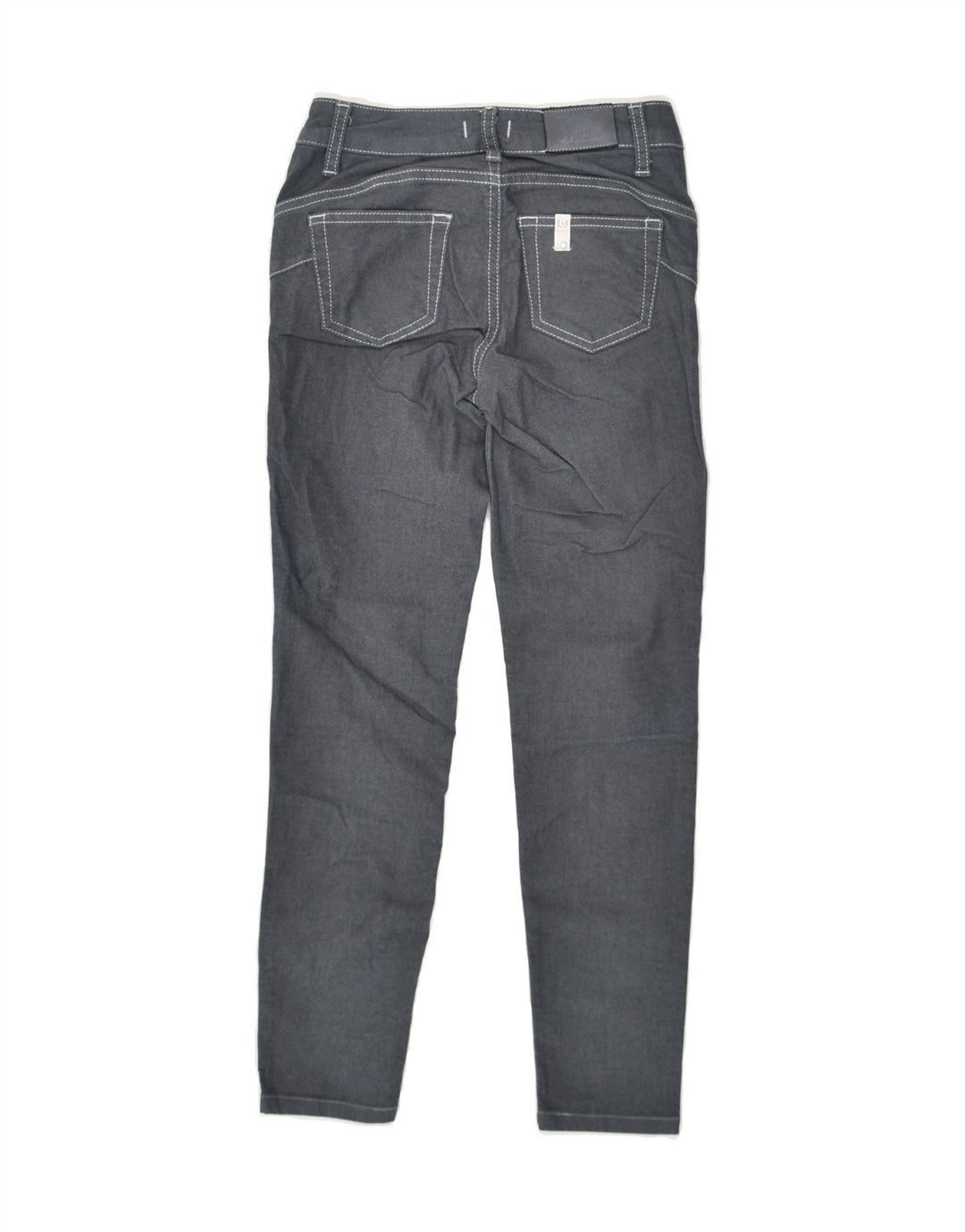 LIU JO Womens Slim Casual Trousers W25 L25 Grey Cotton | Vintage Liu Jo | Thrift | Second-Hand Liu Jo | Used Clothing | Messina Hembry 