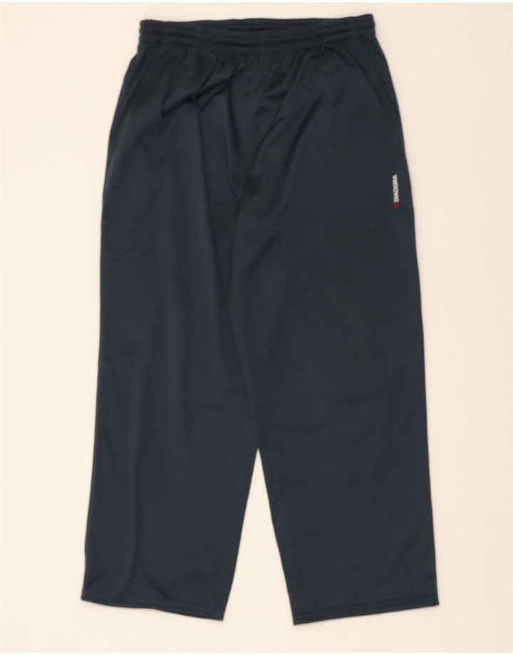 DIADORA Mens Tracksuit Trousers XS  Navy Blue Polyester Vintage Diadora and Second-Hand Diadora from Messina Hembry 