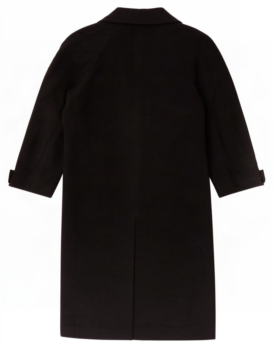 Cappotto Oversize Donna Benetton IT 40 Small Nero Lana