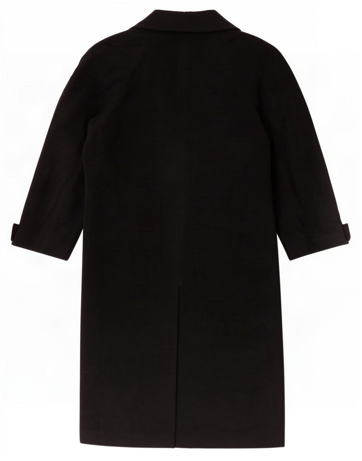Cappotto Oversize Donna Benetton IT 40 Small Nero Lana