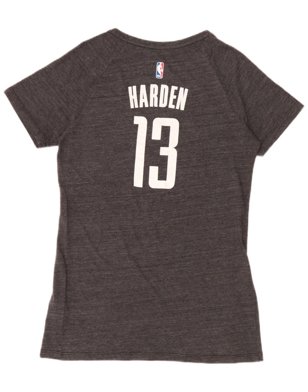 T-shirt grafica Adidas da donna Houston Rockets UK 18 XL poliestere grigio