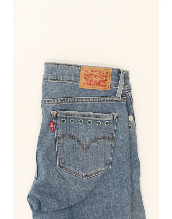 LEVI'S Womens 711 Skinny Jeans W27 L26 Blue Polyester Vintage Levi's and Second-Hand Levi's from Messina Hembry 