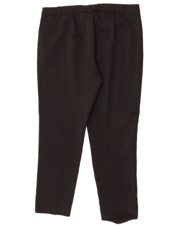 Marks & Spencer Damen Slim-Anzughose UK 12 Medium W32 L25 Schwarz