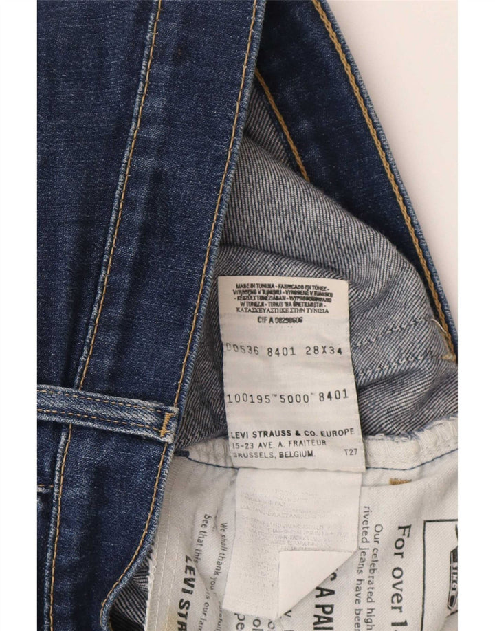 Levi's Slim Jeans til kvinder W28 L34 Marineblå bomuld
