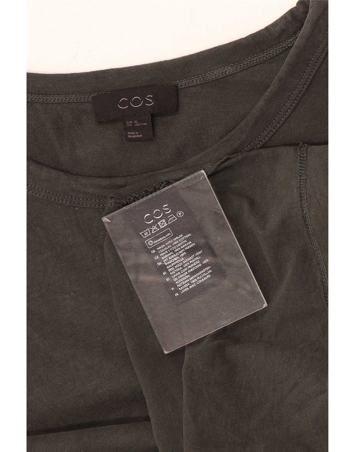 Cos Mens T-Shirt Top XL Grey Cotton