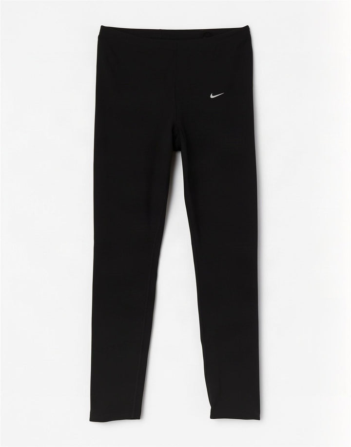 Nike női leggings UK 10/12 közepes fekete poliészter