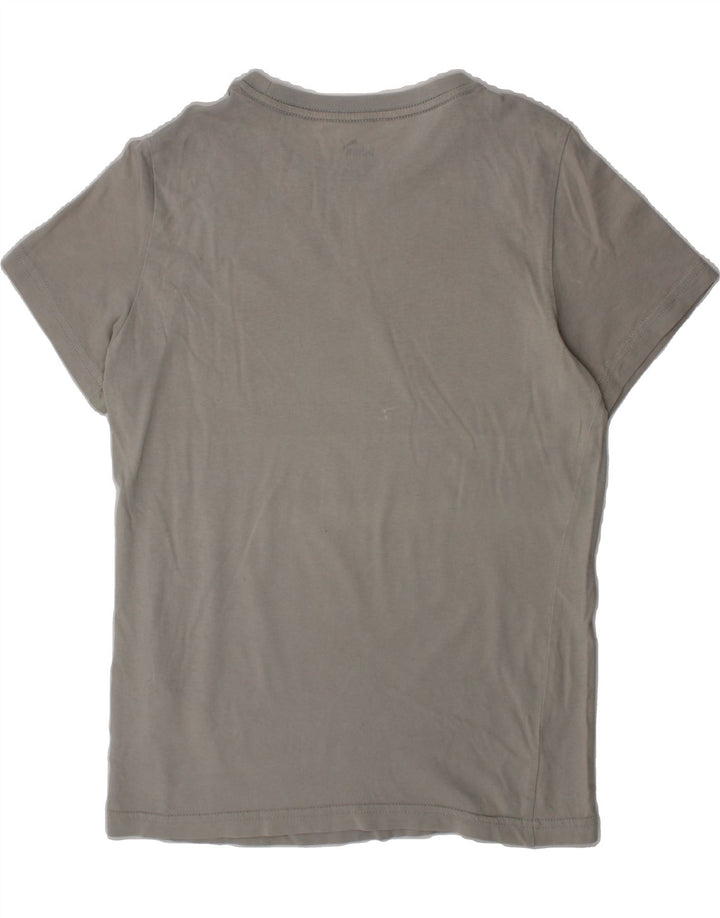 PUMA Boys Graphic T-Shirt Top 11-12 Years Grey Vintage Puma and Second-Hand Puma from Messina Hembry 