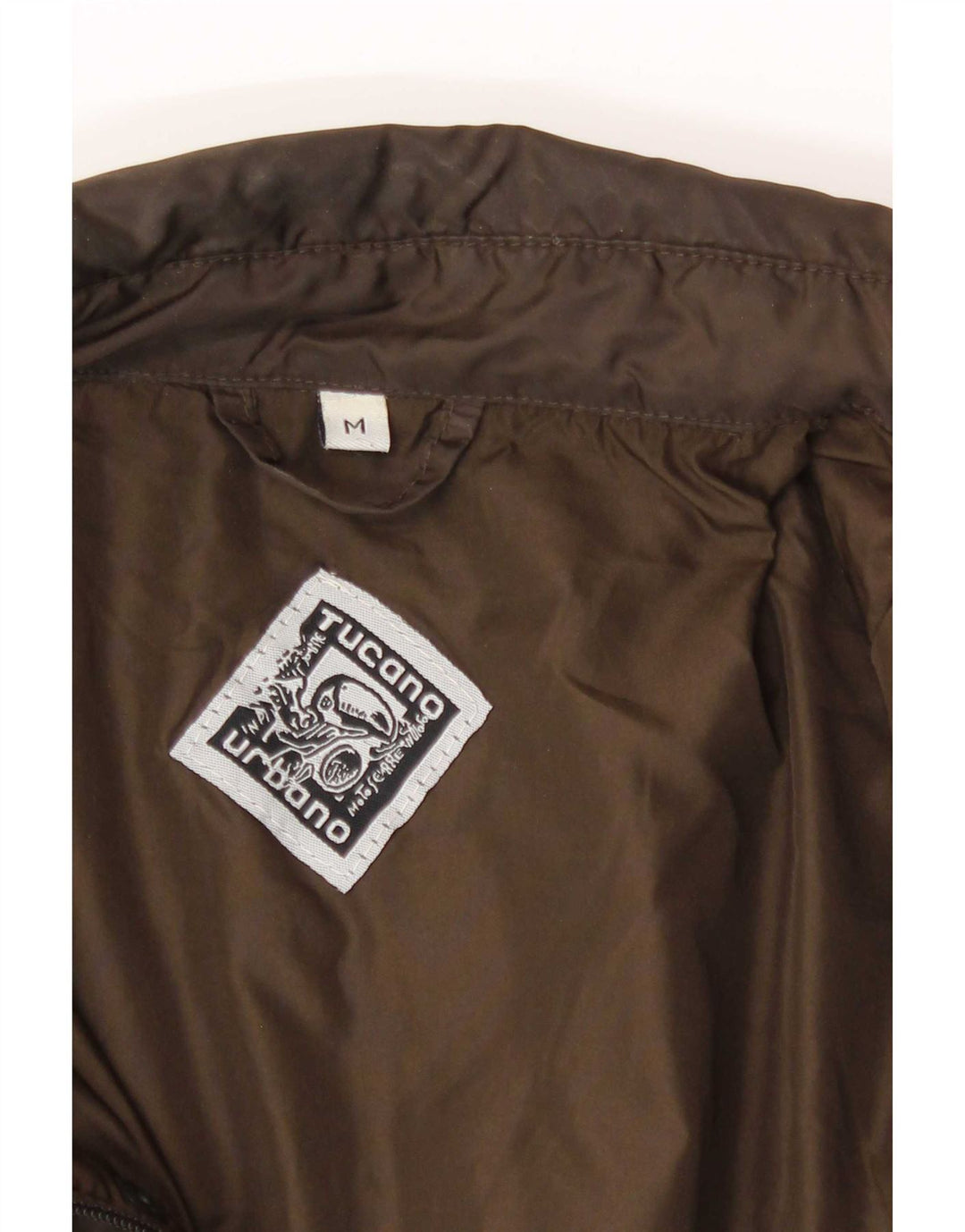 Tucano Urbano Mens Utility Jacket UK 38 Medium Brown Nylon