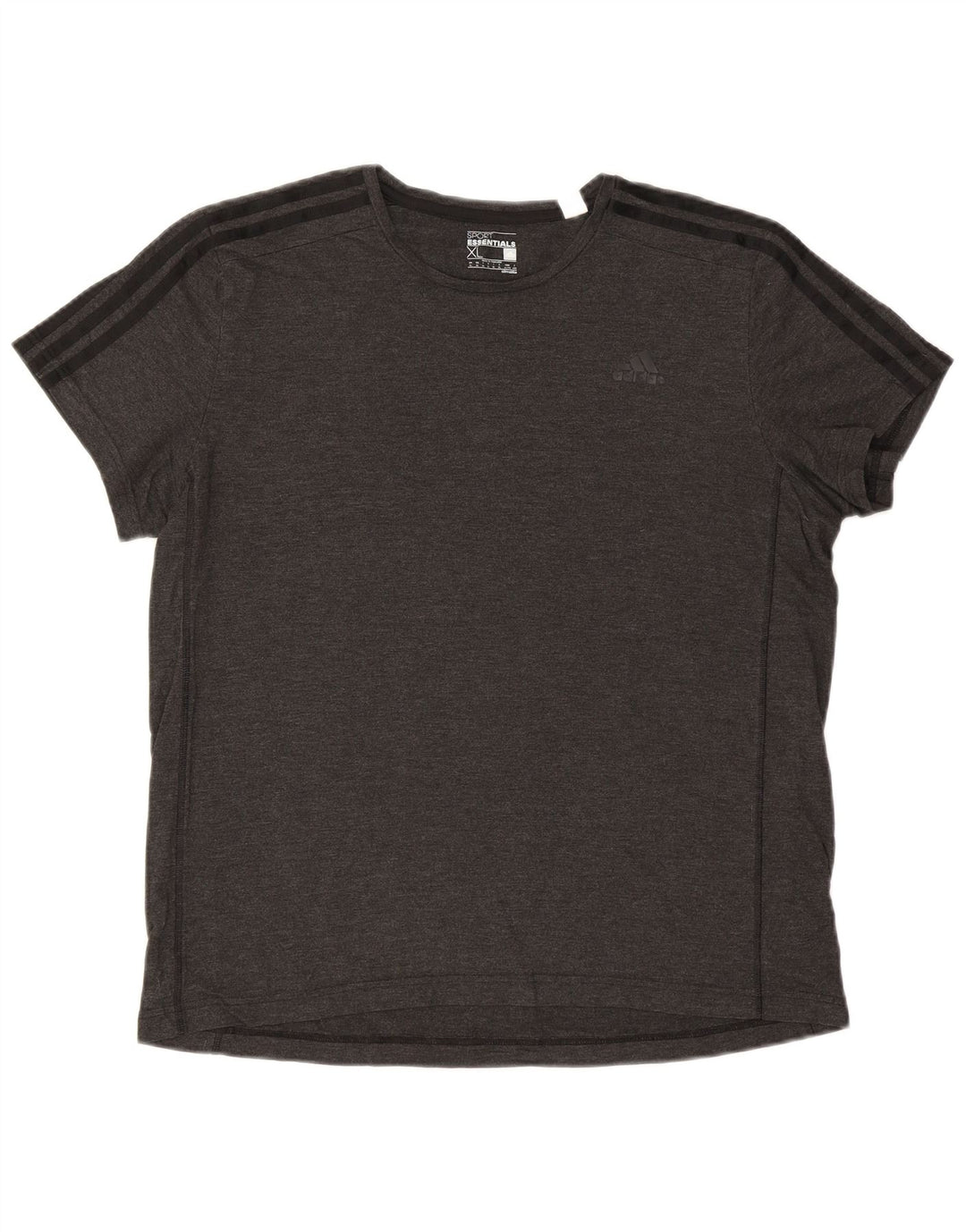 ADIDAS Mens Climalite T-Shirt Top XL Grey Polyester