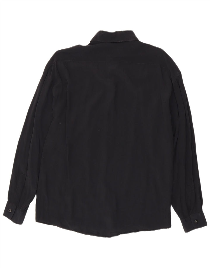 Tipo' S Herreskjorte Medium Sort Colourblock Viscose