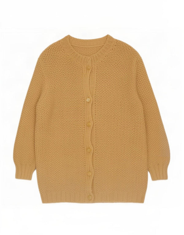 Pulover Cardigan Vintage pentru Damă UK 18 XL Bej