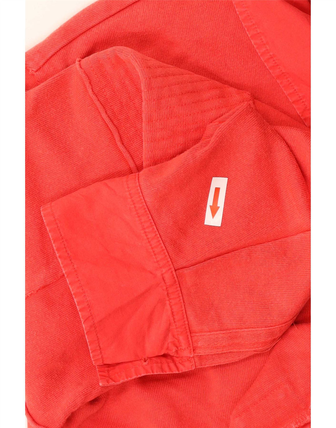 Dkny Mens Pullover Shirt Large Red Cotton