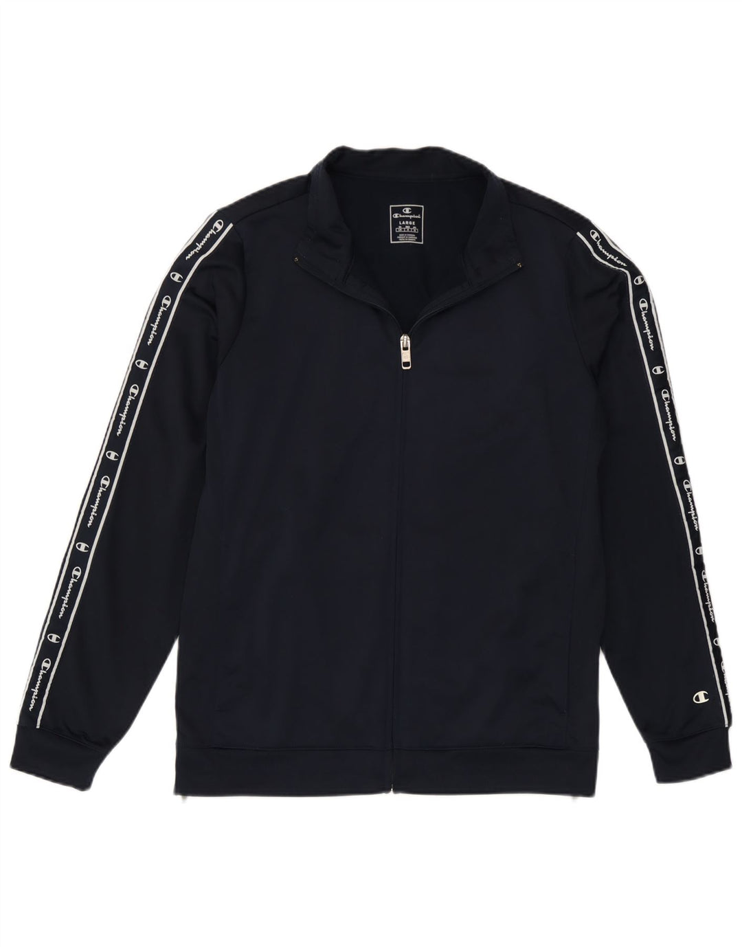 Champion Womens Graphic Full Tracksuit UK 16 Large  Navy Blue Polyester