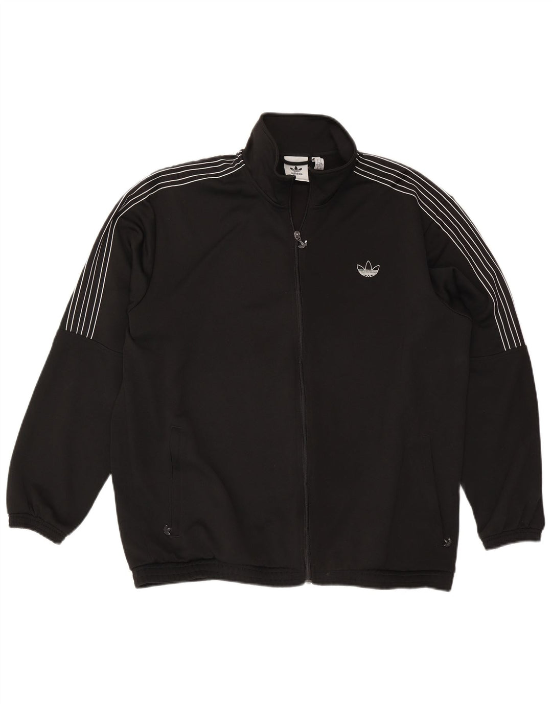 Giacca da ginnastica da uomo Adidas XL nera in poliestere
