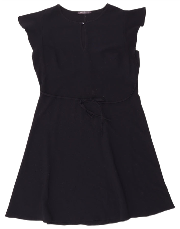 Marks & Spencer Womens A-Line Dress UK 16 Large Navy Blue