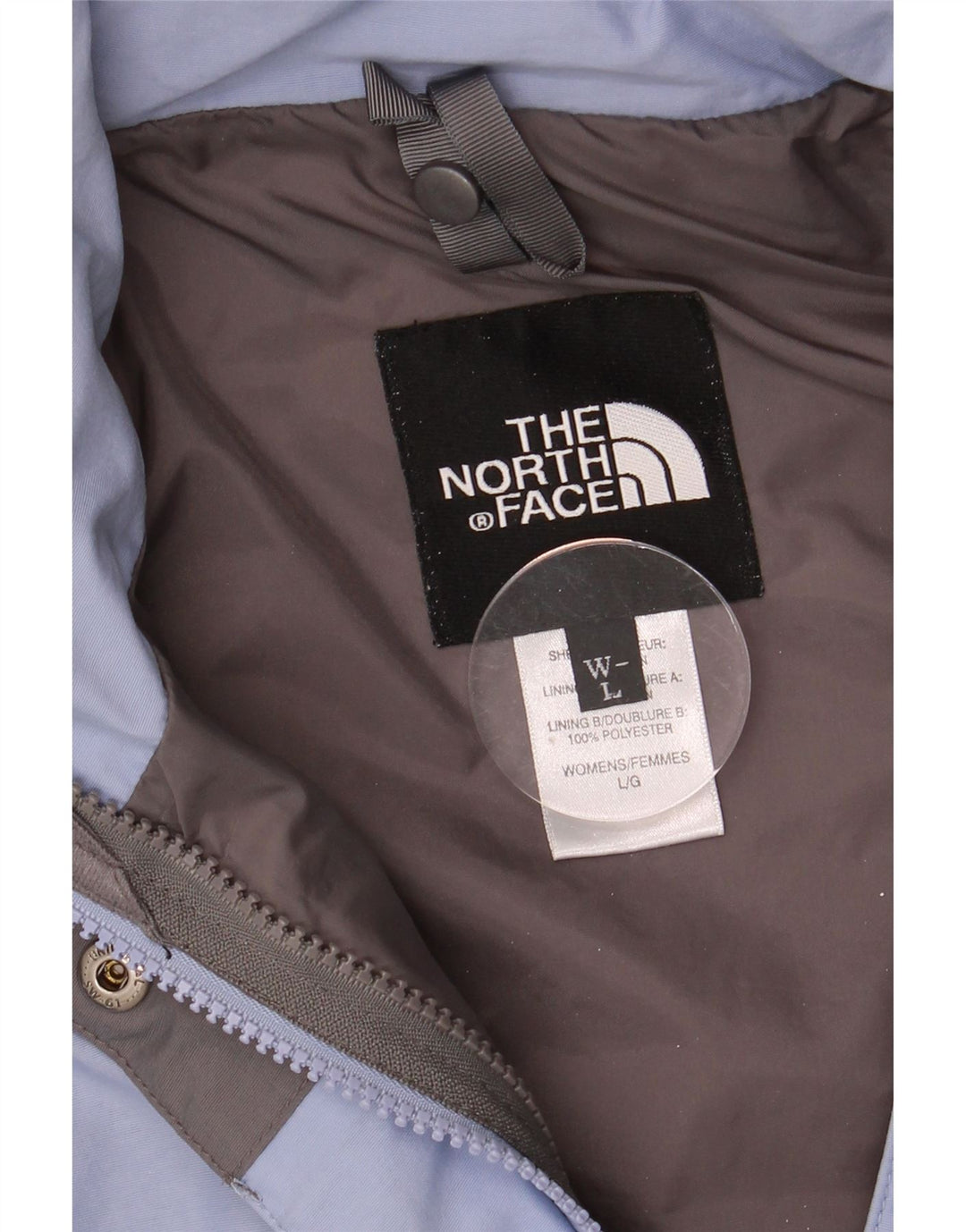 THE NORTH FACE Womens Oversized Rain Jacket UK 16 Large Purple Colourblock Vintage The North Face and Second-Hand The North Face from Messina Hembry 