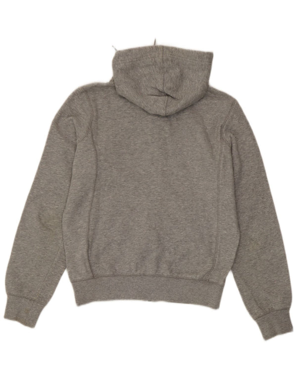 Nike Pull à capuche zippé surdimensionné pour femme UK 6/8 XS Gris