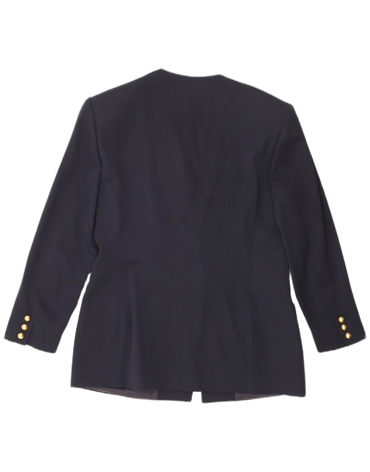 Les Copains Γυναικείο σακάκι με 1 κουμπί UK 14 Medium Navy Blue