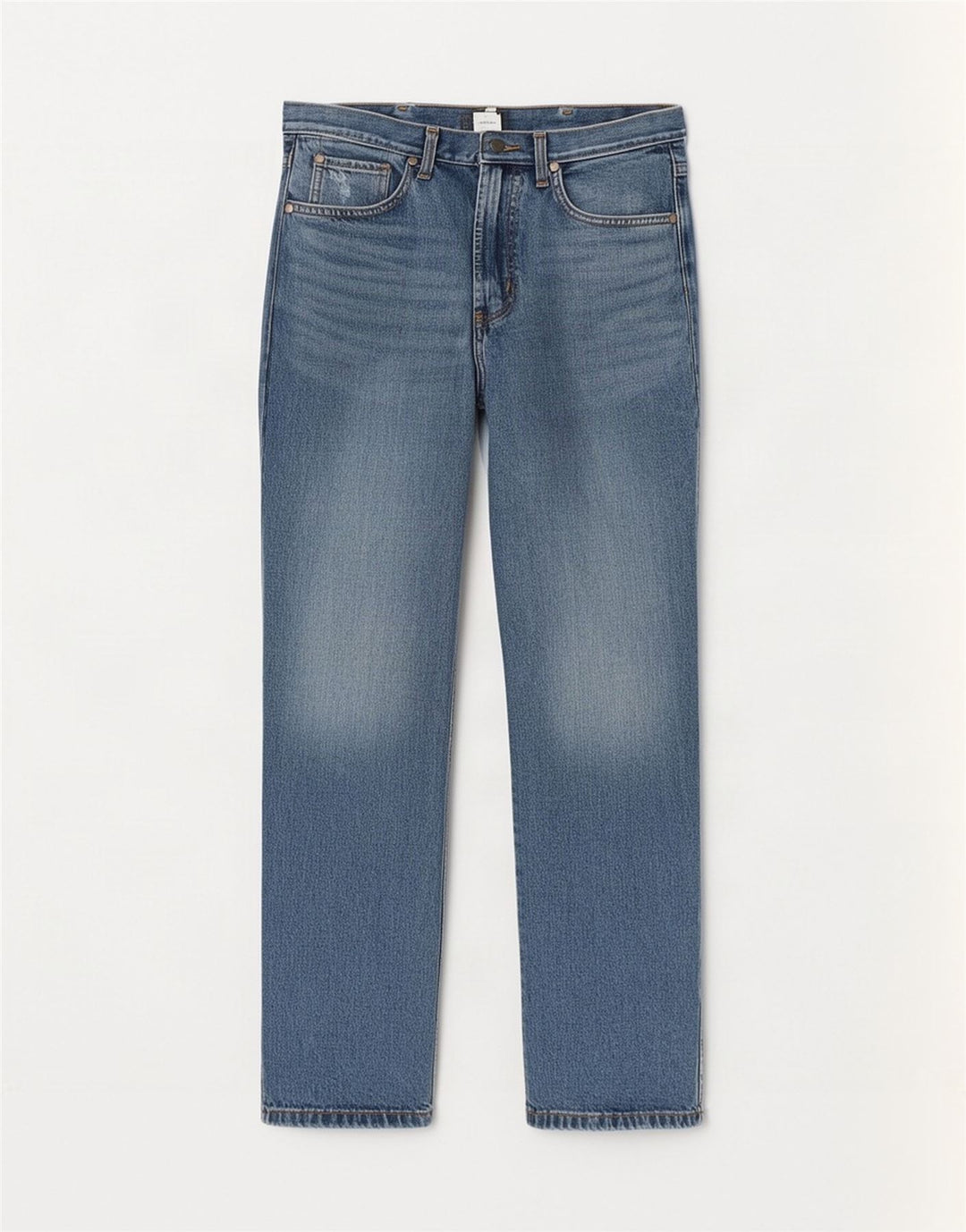 Wrangler Herre Evolution Straight Jeans W32 L34 Blå Bomuld