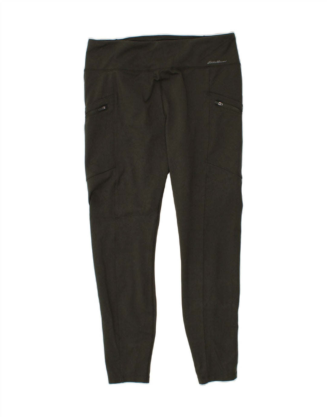 EDDIE BAUER Womens Tracksuit Trousers UK 14 Large Khaki Vintage Eddie Bauer and Second-Hand Eddie Bauer from Messina Hembry 