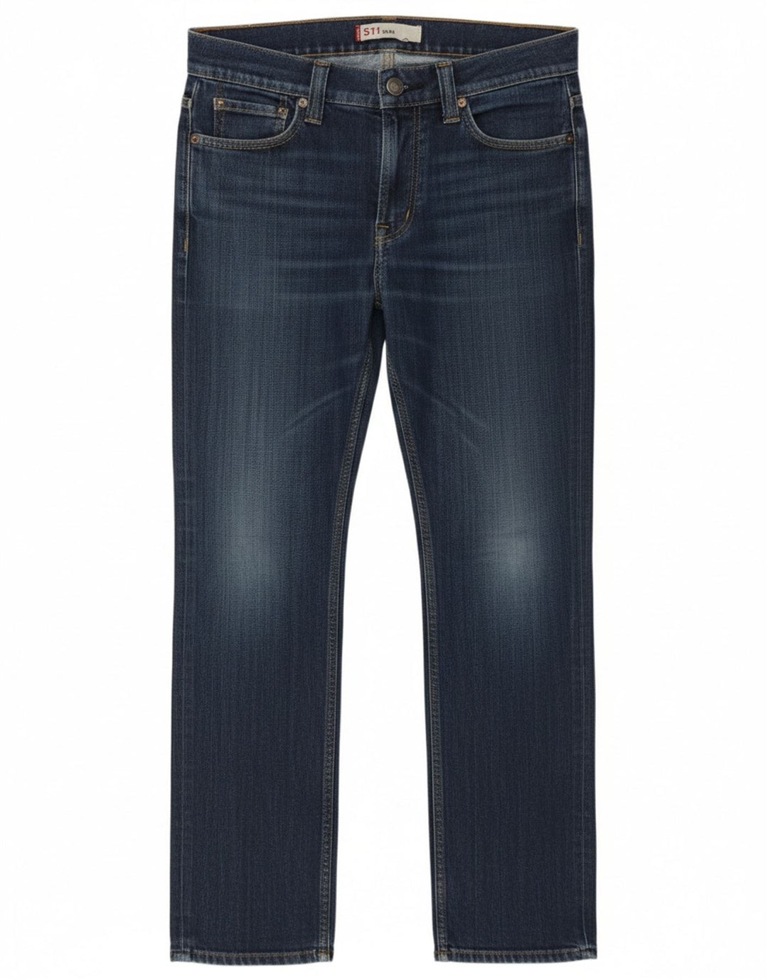 Levi's Mens 511 Slim Jeans W32 L32 Blue Cotton