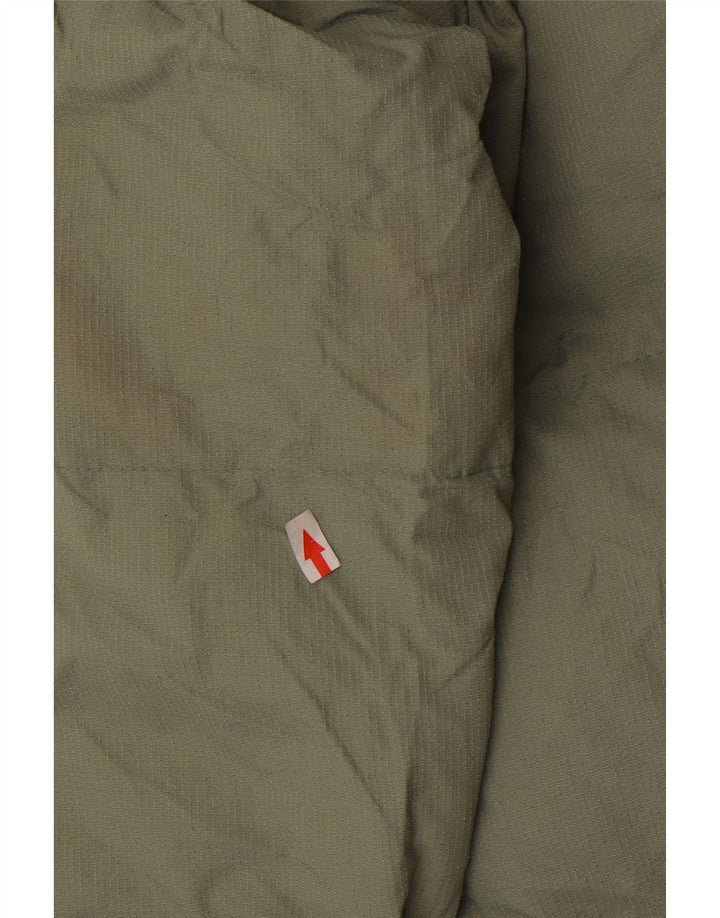 Fila Mens Hooded Padded Jacket UK 36 Small Green Polyester
