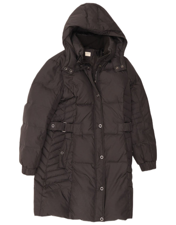Esprit Damen-Daunenmantel mit Kapuze, UK 18, XL, Schwarz, Polyester