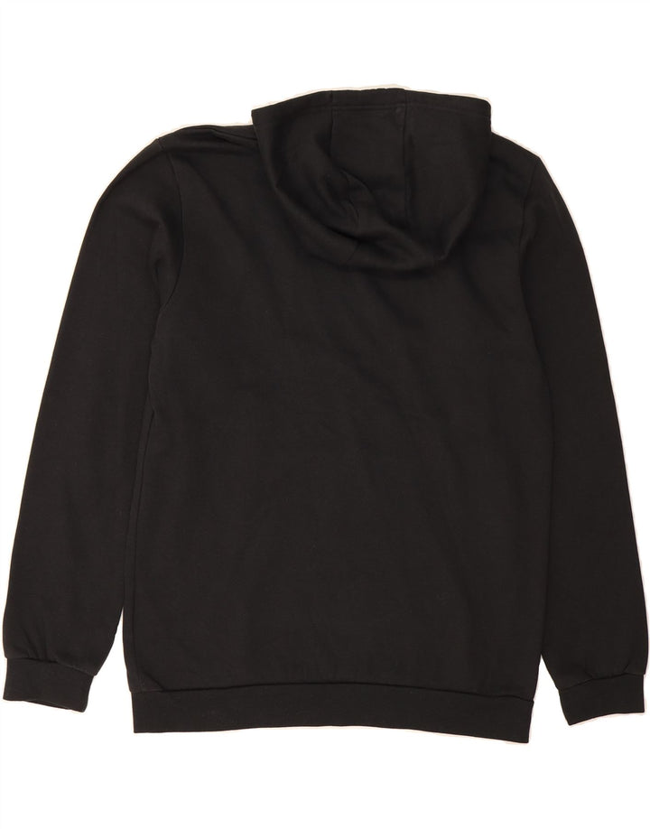 ADIDAS Mens Hoodie Jumper Medium Black Cotton Vintage Adidas and Second-Hand Adidas from Messina Hembry 