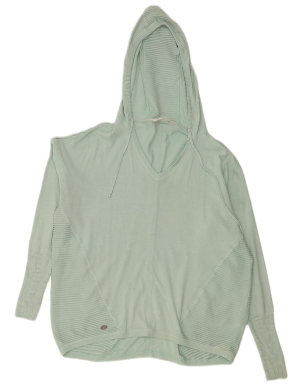 Maglione oversize con cappuccio da donna Athleta UK 16 Large Turchese