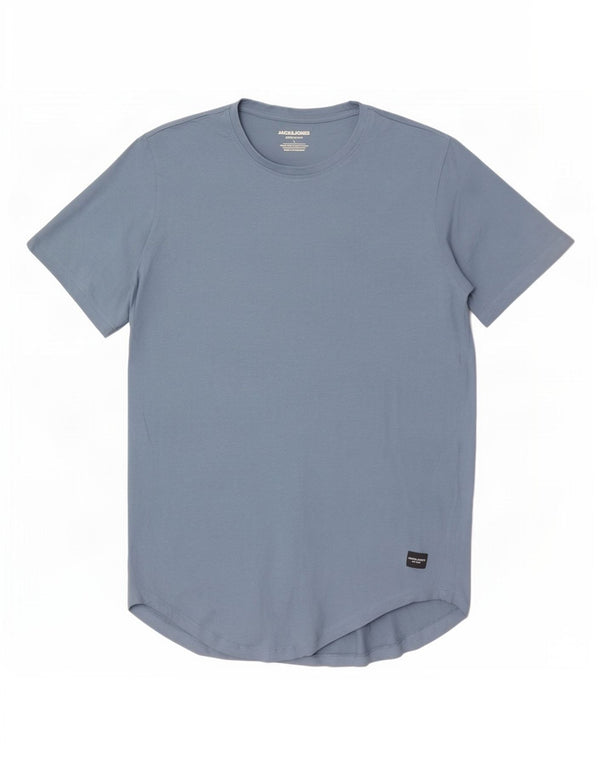 Camiseta Jack & Jones Hombre Top Large Azul Algodón