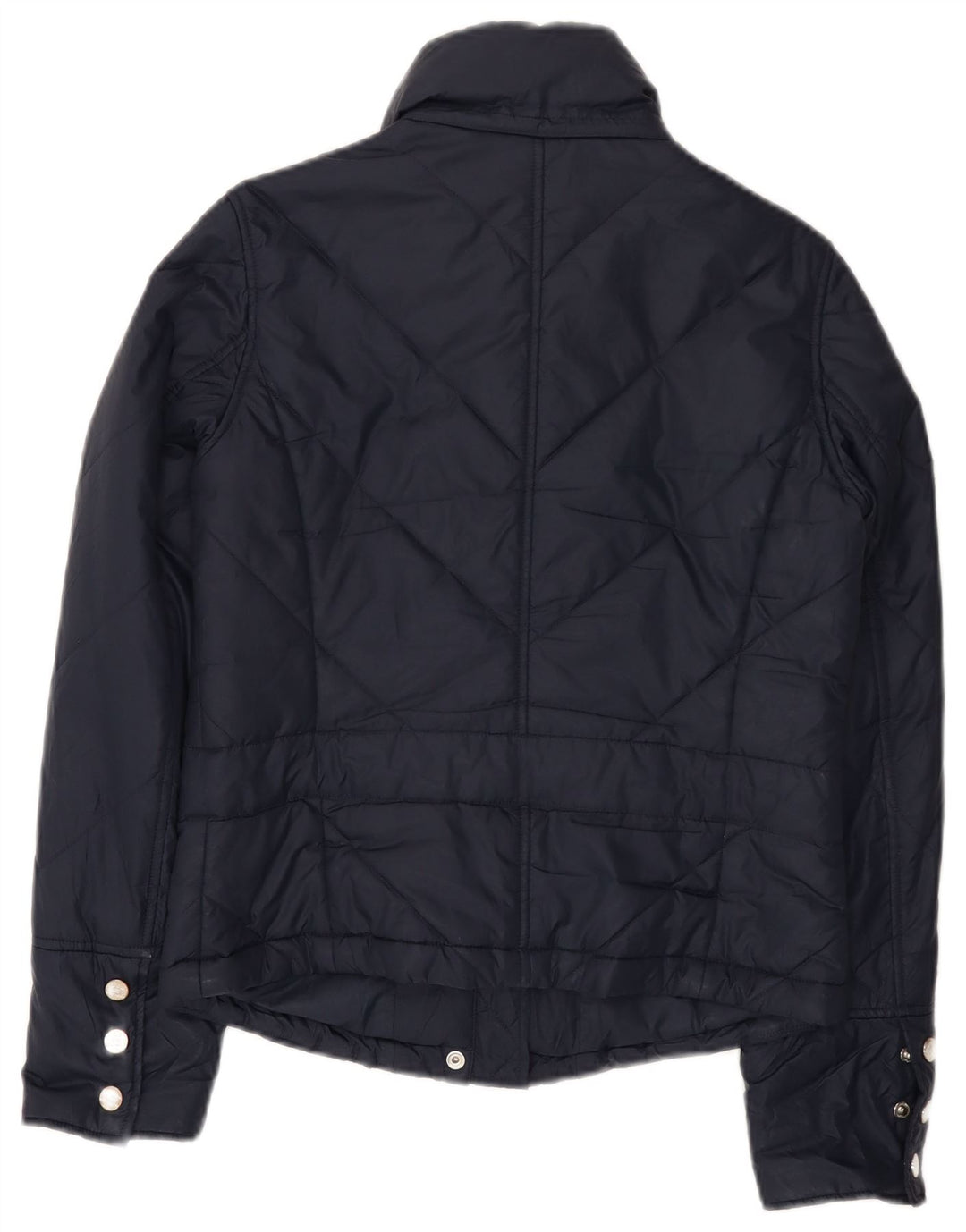 Tommy Hilfiger Womens Padded Jacket UK 10 Small Navy Blue Polyester