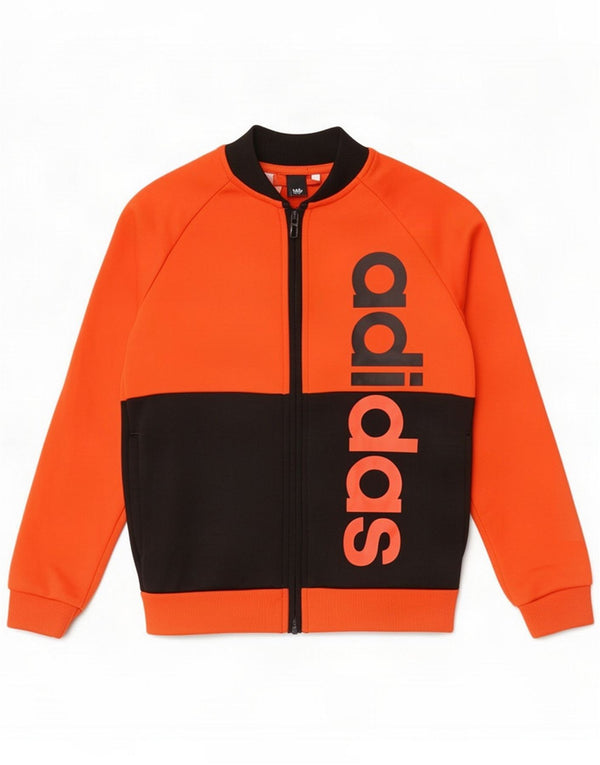 Adidas Giacca da tuta grafica da ragazzo 9-10 anni Arancione Colourblock