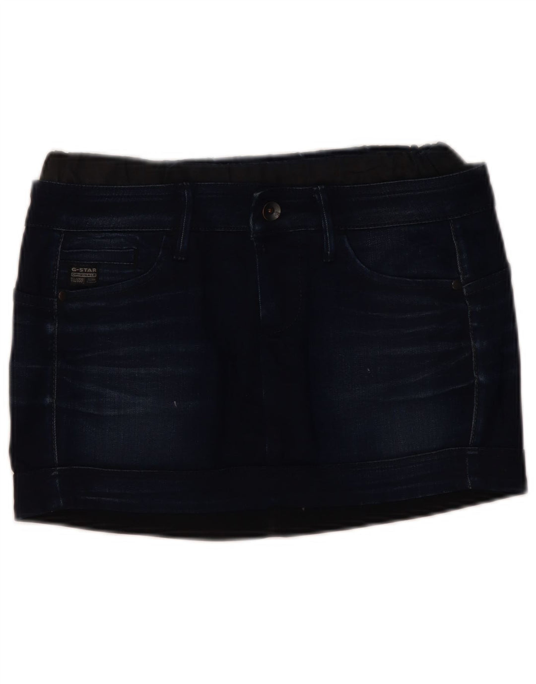 G-Star Womens Mini Denim Skirt W28 Medium Navy Blue