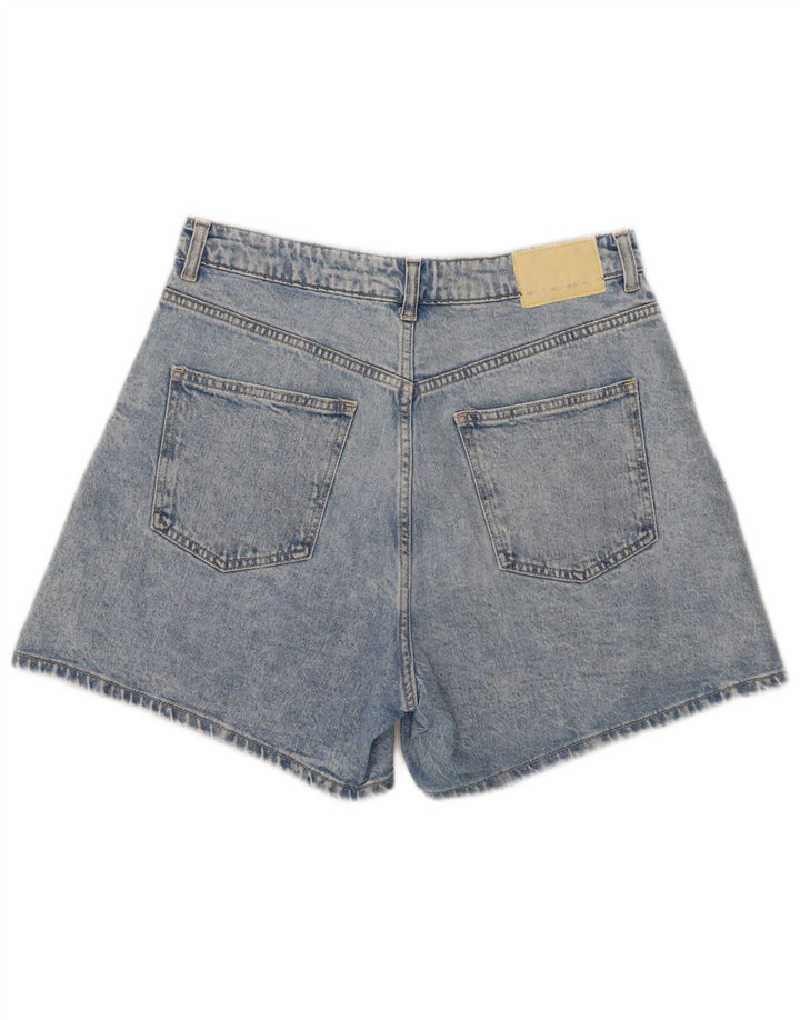 ZARA Womens Denim Shorts EU 40 Medium W30  Blue