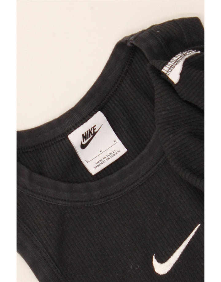 Nike Damen Weste Top UK 14 Large Schwarz