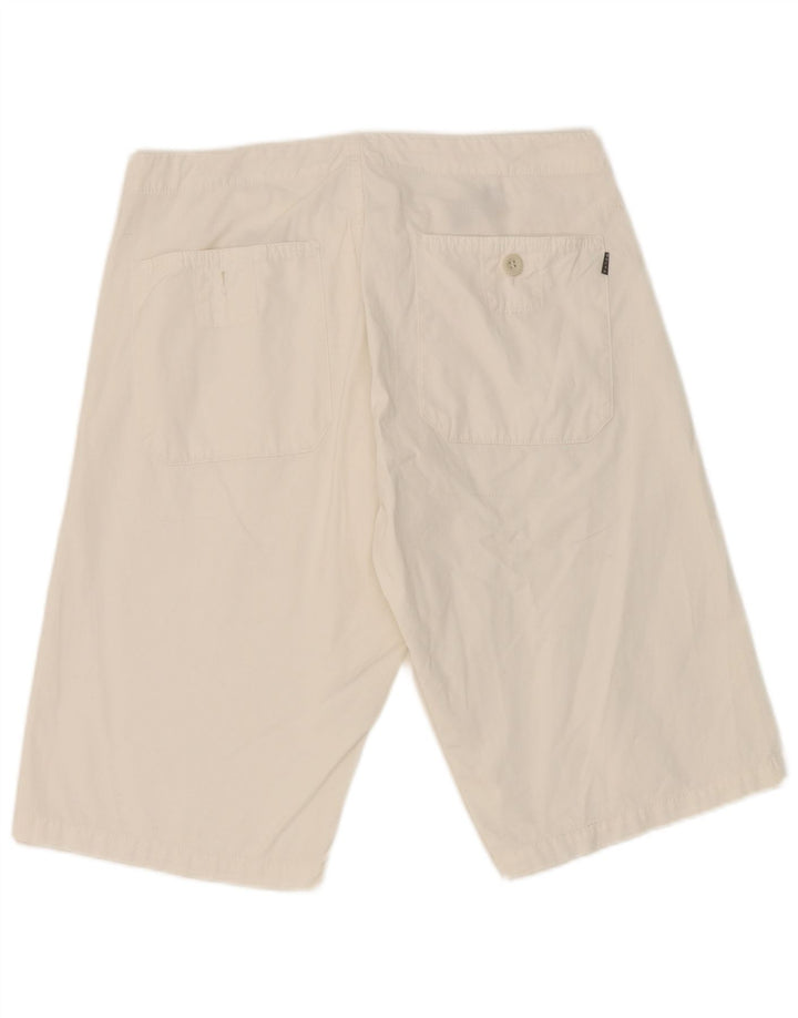Belfe Mens Chino Shorts W30 Medium White Cotton