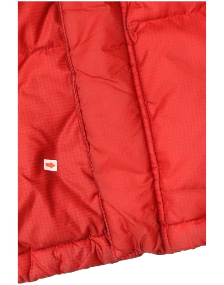 Dickies Giacca imbottita con cappuccio da uomo UK 38 Nylon color block rosso medio