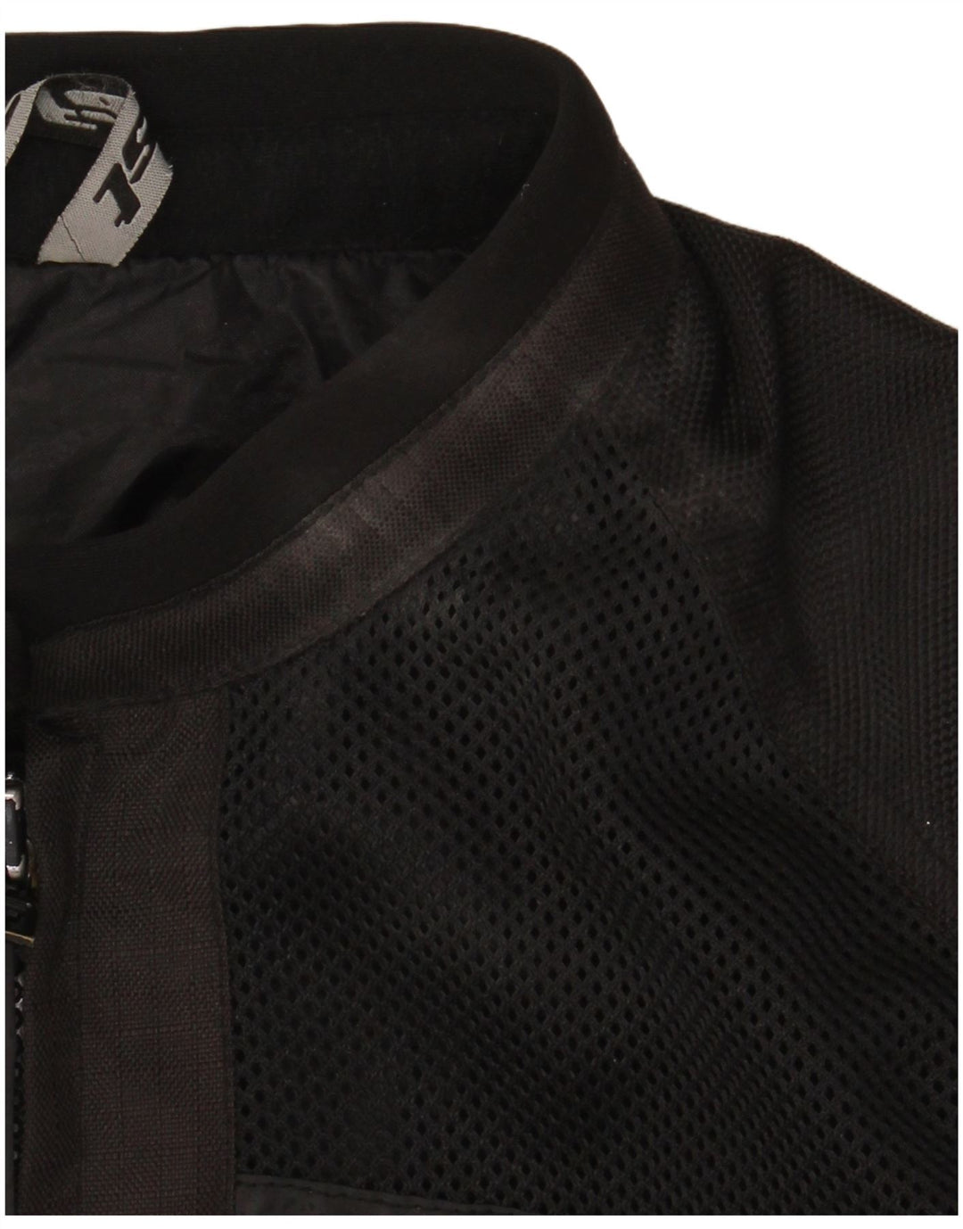 Befast Womens Motorstyle Graphic Racer Jacket UK 14 Mittelschwarzes Polyester