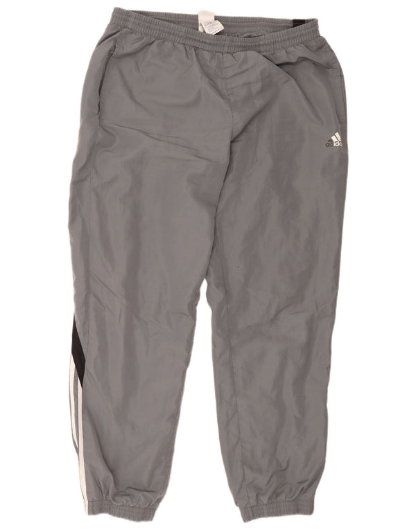 Adidas Herren Trainingshose Jogger XL Grau Colourblock Polyester