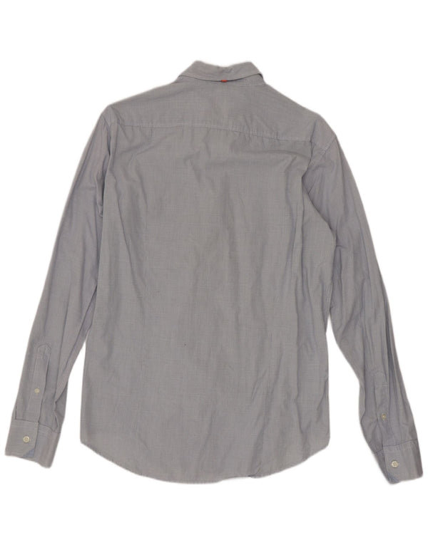 Hugo Boss Chemise Homme Bleu Moyen Vichy