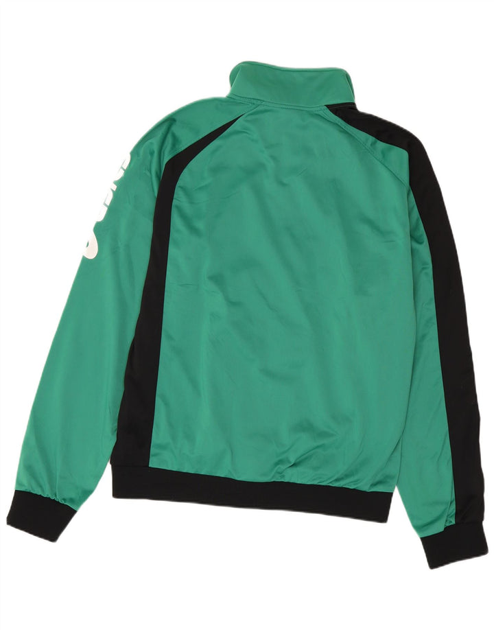 Asics Herre grafisk træningsdragt Topjakke 2XL Grøn Colourblock Polyester