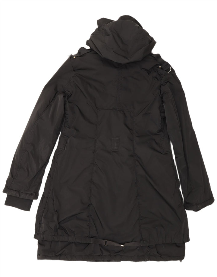 Marithe Francois Girbaud Womens Windbreaker Coat IT 46 Large Black