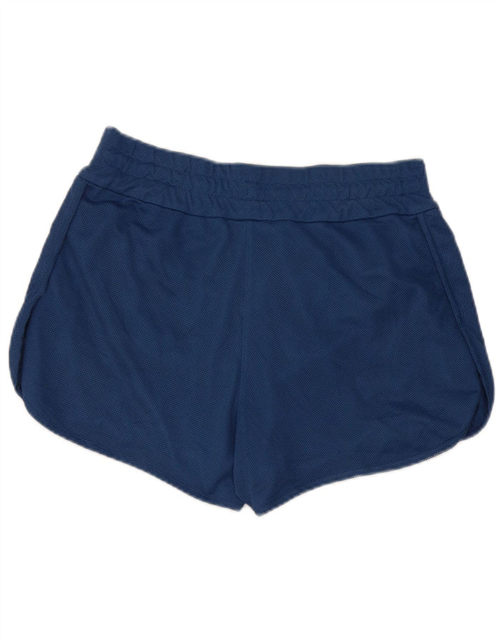 Reebok Womens Speedwick Sport Shorts UK 16 Large Blue Polyester